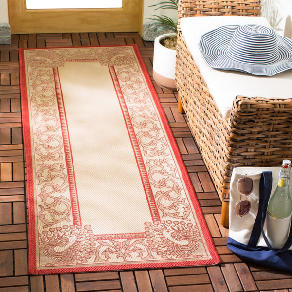 Safavieh Cy2965 Power Loomed 85.4% Polypropylene/10.4% Polyester/4.2% Latex Outdoor Rug CY2965-3701-27