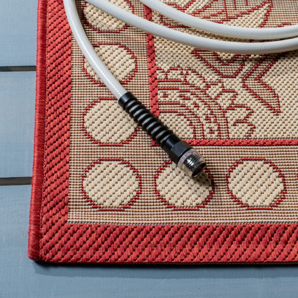 Safavieh Cy2965 Power Loomed 85.4% Polypropylene/10.4% Polyester/4.2% Latex Outdoor Rug CY2965-3701-210