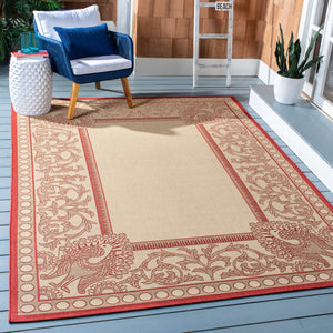 Safavieh Cy2965 Power Loomed 85.4% Polypropylene/10.4% Polyester/4.2% Latex Outdoor Rug CY2965-3701-210