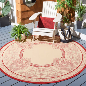 Safavieh Cy2965 Power Loomed 85.4% Polypropylene/10.4% Polyester/4.2% Latex Outdoor Rug CY2965-3701-210