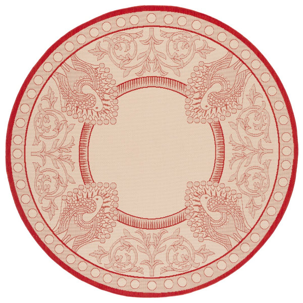 Safavieh Cy2965 Power Loomed 85.4% Polypropylene/10.4% Polyester/4.2% Latex Outdoor Rug CY2965-3701-210