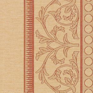 Safavieh Cy2965 Power Loomed 85.4% Polypropylene/10.4% Polyester/4.2% Latex Outdoor Rug CY2965-3701-210