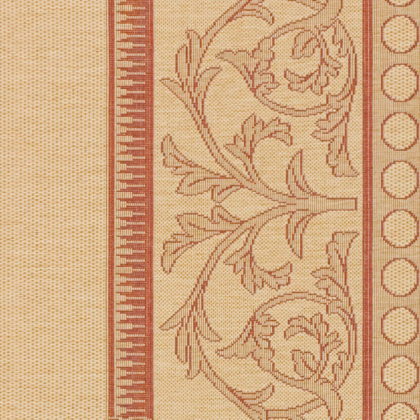 Safavieh Cy2965 Power Loomed 85.4% Polypropylene/10.4% Polyester/4.2% Latex Outdoor Rug CY2965-3701-210