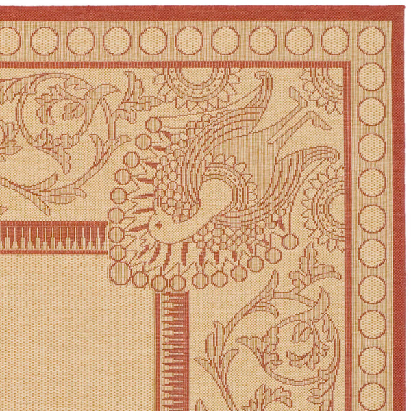 Safavieh Cy2965 Power Loomed 85.4% Polypropylene/10.4% Polyester/4.2% Latex Outdoor Rug CY2965-3701-210