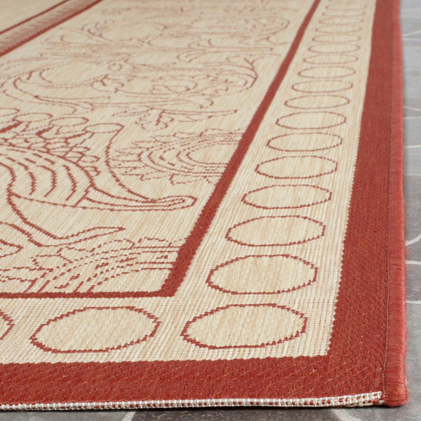 Safavieh Cy2965 Power Loomed 85.4% Polypropylene/10.4% Polyester/4.2% Latex Outdoor Rug CY2965-3701-210