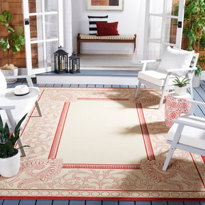 Safavieh Cy2965 Power Loomed 85.4% Polypropylene/10.4% Polyester/4.2% Latex Outdoor Rug CY2965-3701-210