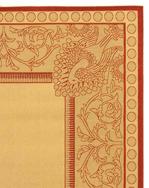 Safavieh Cy2965 Power Loomed 85.4% Polypropylene/10.4% Polyester/4.2% Latex Outdoor Rug CY2965-3701-210