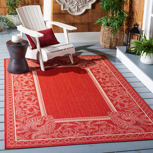 Safavieh Cy2965 Power Loomed 85.4% Polypropylene/10.4% Polyester/4.2% Latex Outdoor Rug CY2965-3707-214