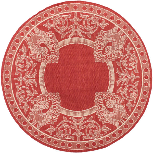 Safavieh Cy2965 Power Loomed 85.4% Polypropylene/10.4% Polyester/4.2% Latex Outdoor Rug CY2965-3707-214