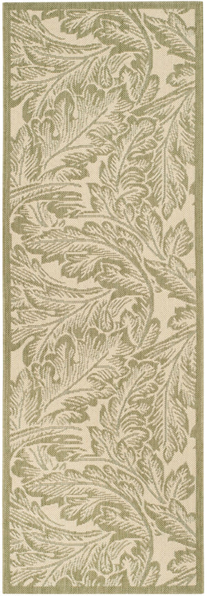 Safavieh Cy2996 Power Loomed 85.4% Polypropylene/10.4% Polyester/4.2% Latex Outdoor Rug CY2996-1E01-27