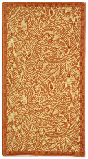 Safavieh Cy2996 Power Loomed 85.4% Polypropylene/10.4% Polyester/4.2% Latex Outdoor Rug CY2996-3201-2