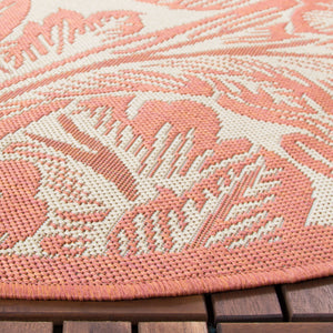 Safavieh Cy2996 Power Loomed 85.4% Polypropylene/10.4% Polyester/4.2% Latex Outdoor Rug CY2996-3201-5R