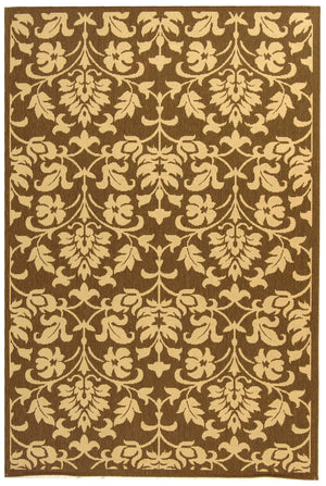 Safavieh Cy3031 Power Loomed 85.4% Polypropylene/10.4% Polyester/4.2% Latex Outdoor Rug CY3031-3101-5