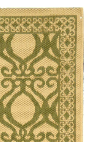 Safavieh Cy3040 Power Loomed 85.4% Polypropylene/10.4% Polyester/4.2% Latex Outdoor Rug CY3040-1E01-27