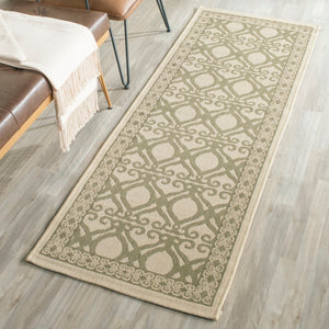 Safavieh Cy3040 Power Loomed 85.4% Polypropylene/10.4% Polyester/4.2% Latex Outdoor Rug CY3040-1E01-27