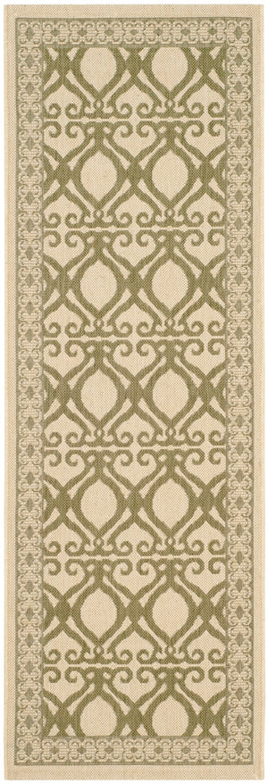 Safavieh Cy3040 Power Loomed 85.4% Polypropylene/10.4% Polyester/4.2% Latex Outdoor Rug CY3040-1E01-27