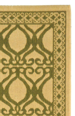 Safavieh Cy3040 Power Loomed 85.4% Polypropylene/10.4% Polyester/4.2% Latex Outdoor Rug CY3040-1E01-3