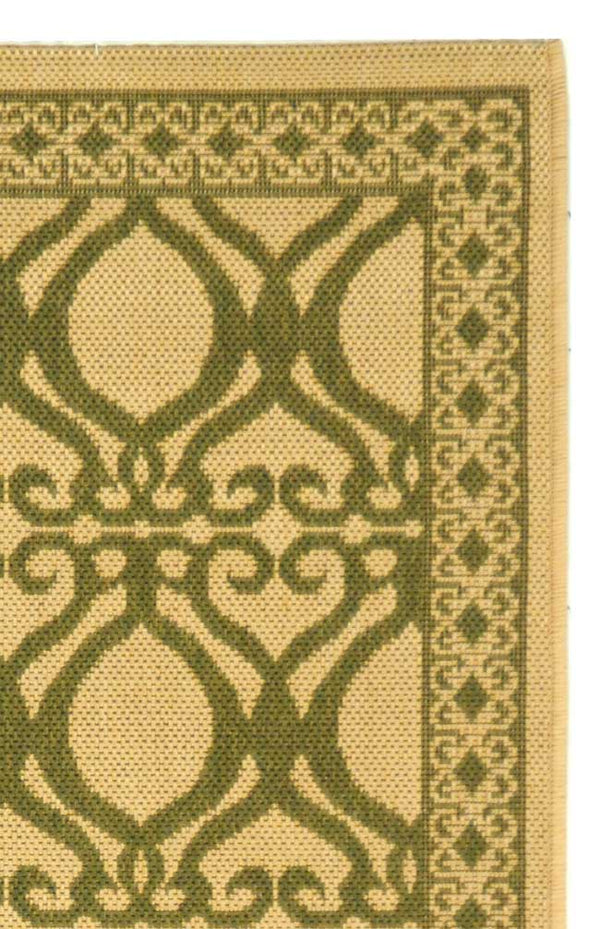 Safavieh Cy3040 Power Loomed 85.4% Polypropylene/10.4% Polyester/4.2% Latex Outdoor Rug CY3040-1E01-3