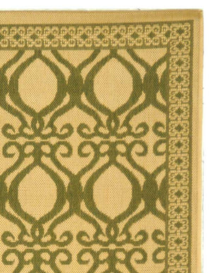 Safavieh Cy3040 Power Loomed 85.4% Polypropylene/10.4% Polyester/4.2% Latex Outdoor Rug CY3040-1E01-4