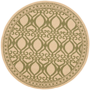 Safavieh Cy3040 Power Loomed 85.4% Polypropylene/10.4% Polyester/4.2% Latex Outdoor Rug CY3040-1E01-5R