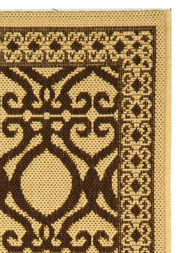 Safavieh Cy3040 Power Loomed 85.4% Polypropylene/10.4% Polyester/4.2% Latex Outdoor Rug CY3040-3001-2