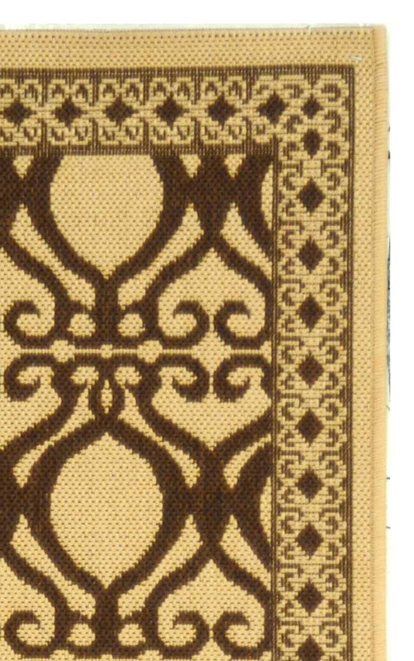 Safavieh Cy3040 Power Loomed 85.4% Polypropylene/10.4% Polyester/4.2% Latex Outdoor Rug CY3040-3001-27