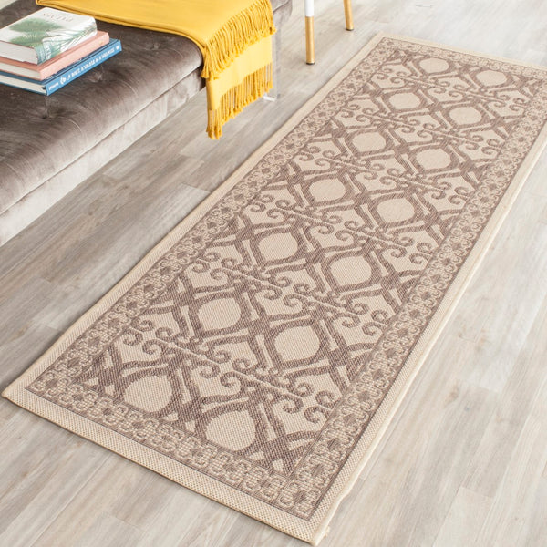 Safavieh Cy3040 Power Loomed 85.4% Polypropylene/10.4% Polyester/4.2% Latex Outdoor Rug CY3040-3001-27
