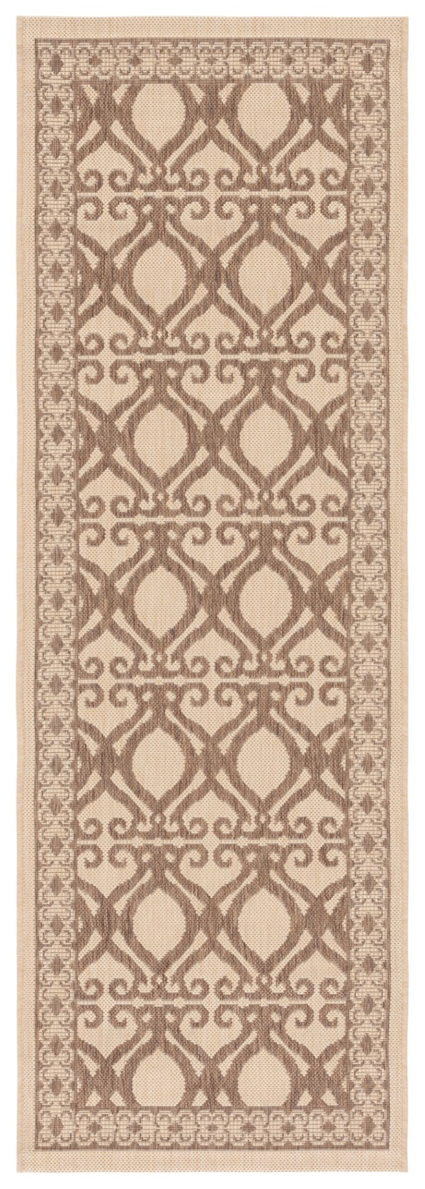 Safavieh Cy3040 Power Loomed 85.4% Polypropylene/10.4% Polyester/4.2% Latex Outdoor Rug CY3040-3001-27