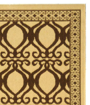 Safavieh Cy3040 Power Loomed 85.4% Polypropylene/10.4% Polyester/4.2% Latex Outdoor Rug CY3040-3001-4