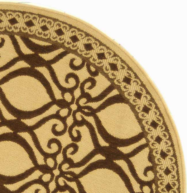 Safavieh Cy3040 Power Loomed 85.4% Polypropylene/10.4% Polyester/4.2% Latex Outdoor Rug CY3040-3001-5R