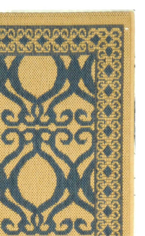 Safavieh Cy3040 Power Loomed 85.4% Polypropylene/10.4% Polyester/4.2% Latex Outdoor Rug CY3040-3101-3