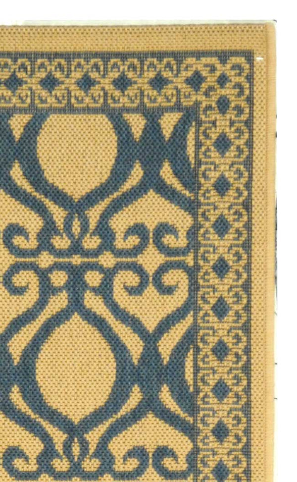 Safavieh Cy3040 Power Loomed 85.4% Polypropylene/10.4% Polyester/4.2% Latex Outdoor Rug CY3040-3101-3