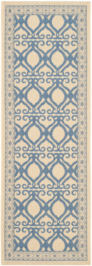 Safavieh Cy3040 Power Loomed 85.4% Polypropylene/10.4% Polyester/4.2% Latex Outdoor Rug CY3040-3101-3
