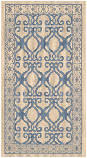 Safavieh Cy3040 Power Loomed 85.4% Polypropylene/10.4% Polyester/4.2% Latex Outdoor Rug CY3040-3101-3