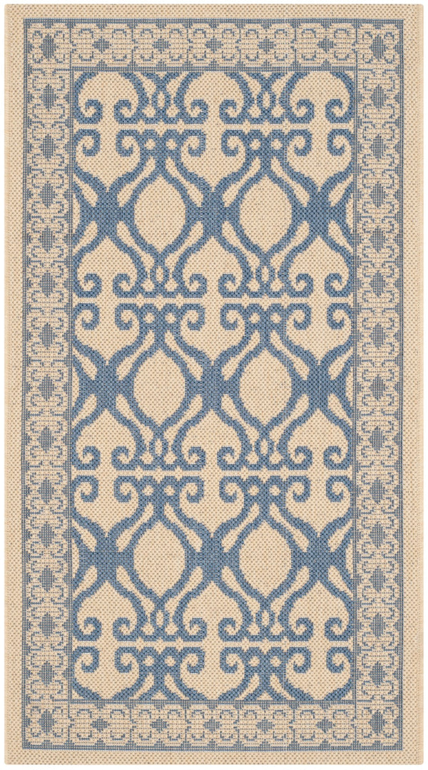 Safavieh Cy3040 Power Loomed 85.4% Polypropylene/10.4% Polyester/4.2% Latex Outdoor Rug CY3040-3101-3