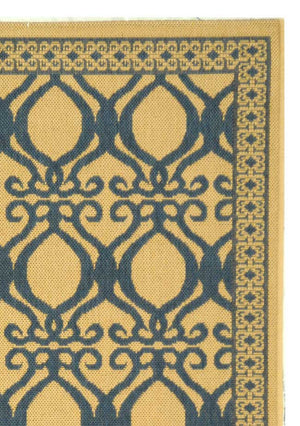 Safavieh Cy3040 Power Loomed 85.4% Polypropylene/10.4% Polyester/4.2% Latex Outdoor Rug CY3040-3101-4