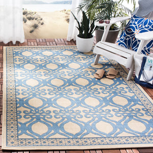 Safavieh Cy3040 Power Loomed 85.4% Polypropylene/10.4% Polyester/4.2% Latex Outdoor Rug CY3040-3101-3