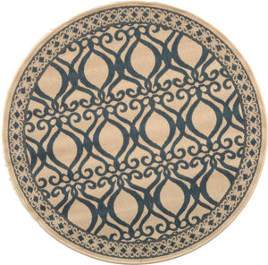 Safavieh Cy3040 Power Loomed 85.4% Polypropylene/10.4% Polyester/4.2% Latex Outdoor Rug CY3040-3101-5R