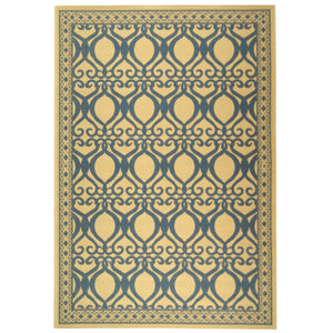 Safavieh Cy3040 Power Loomed 85.4% Polypropylene/10.4% Polyester/4.2% Latex Outdoor Rug CY3040-3101-3