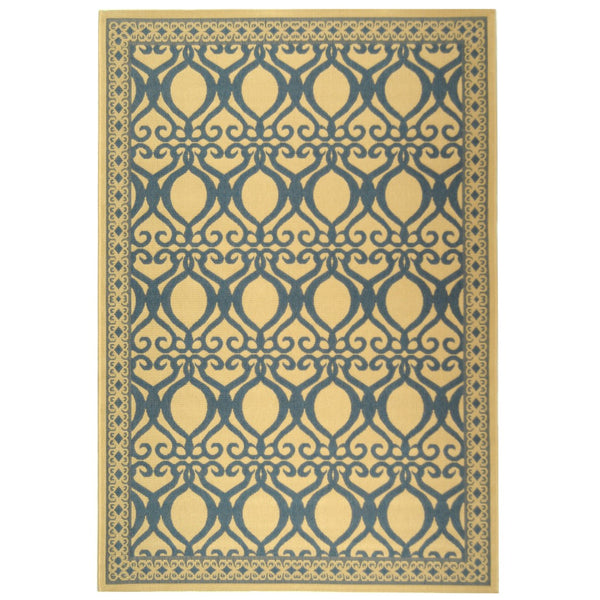Safavieh Cy3040 Power Loomed 85.4% Polypropylene/10.4% Polyester/4.2% Latex Outdoor Rug CY3040-3101-3