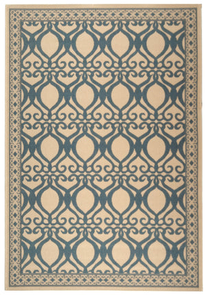 Safavieh Cy3040 Power Loomed 85.4% Polypropylene/10.4% Polyester/4.2% Latex Outdoor Rug CY3040-3101-3