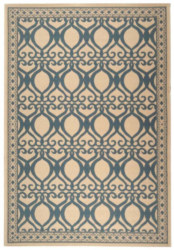 Safavieh Cy3040 Power Loomed 85.4% Polypropylene/10.4% Polyester/4.2% Latex Outdoor Rug CY3040-3101-3