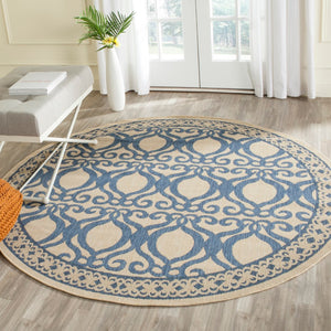 Safavieh Cy3040 Power Loomed 85.4% Polypropylene/10.4% Polyester/4.2% Latex Outdoor Rug CY3040-3101-3