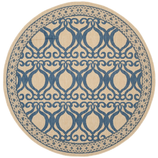 Safavieh Cy3040 Power Loomed 85.4% Polypropylene/10.4% Polyester/4.2% Latex Outdoor Rug CY3040-3101-3