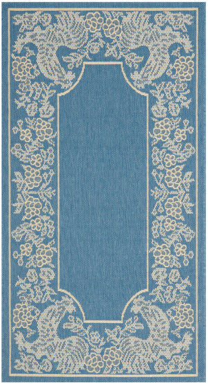 Safavieh Cy3305 Power Loomed 85.4% Polypropylene/10.4% Polyester/4.2% Latex Outdoor Rug CY3305-3103-5R