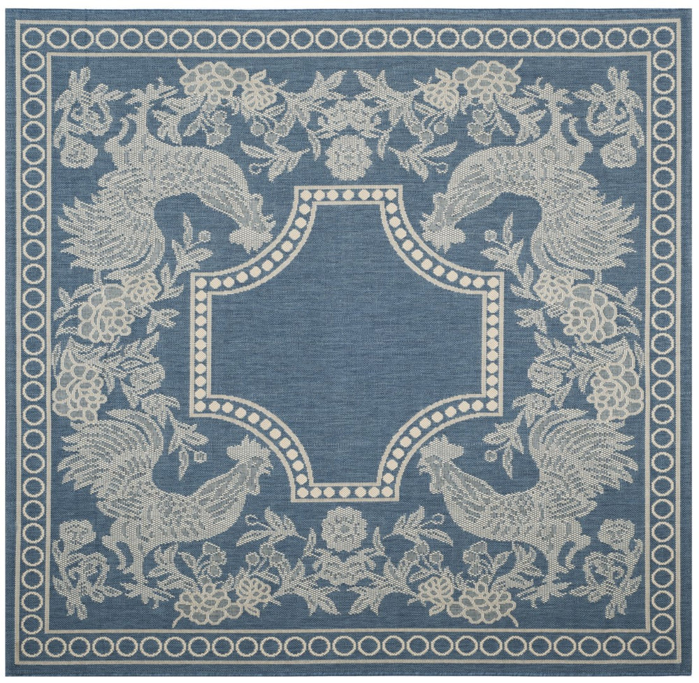 Safavieh Cy3305 Power Loomed 85.4% Polypropylene/10.4% Polyester/4.2% Latex Outdoor Rug CY3305-3103-5R