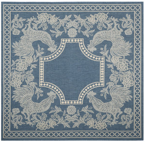 Safavieh Cy3305 Power Loomed 85.4% Polypropylene/10.4% Polyester/4.2% Latex Outdoor Rug CY3305-3103-5R