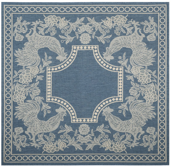 Safavieh Cy3305 Power Loomed 85.4% Polypropylene/10.4% Polyester/4.2% Latex Outdoor Rug CY3305-3103-5R