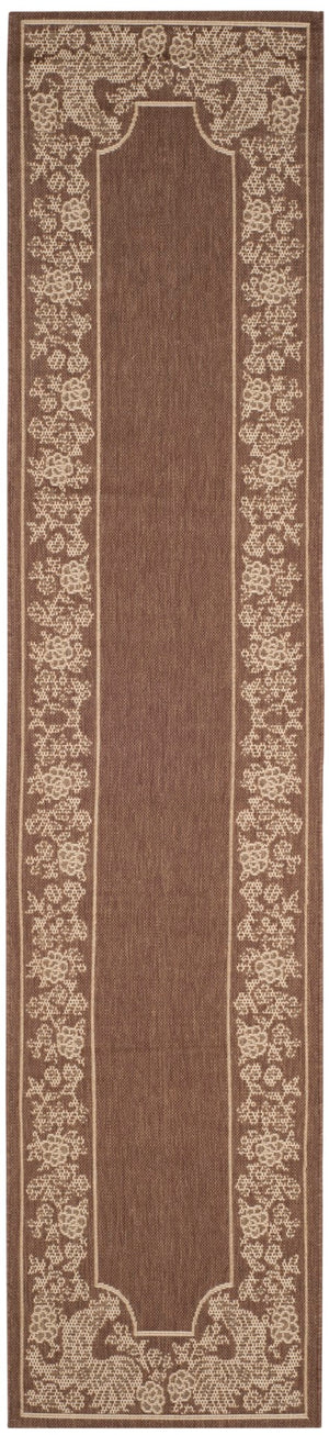 Safavieh Cy3305 Power Loomed 85.4% Polypropylene/10.4% Polyester/4.2% Latex Outdoor Rug CY3305-3409-5R