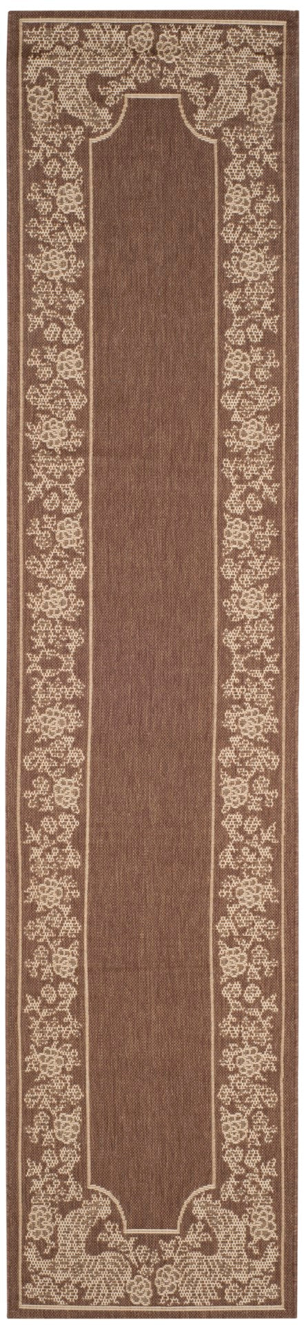 Safavieh Cy3305 Power Loomed 85.4% Polypropylene/10.4% Polyester/4.2% Latex Outdoor Rug CY3305-3409-5R